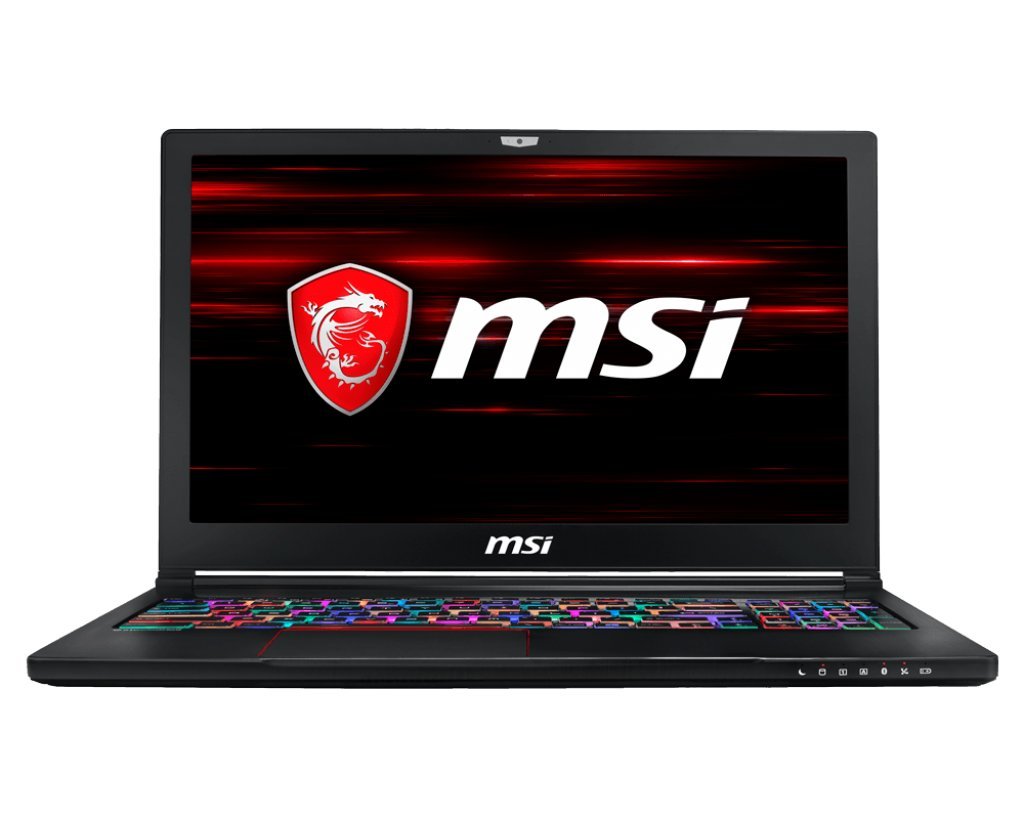 MSI GS63 Stealth معالج i7-8750H الجيل 8 - ذاكرة 32 جيجا - هارد 1 تيرا SSD - شاشة 15.6 بوصة